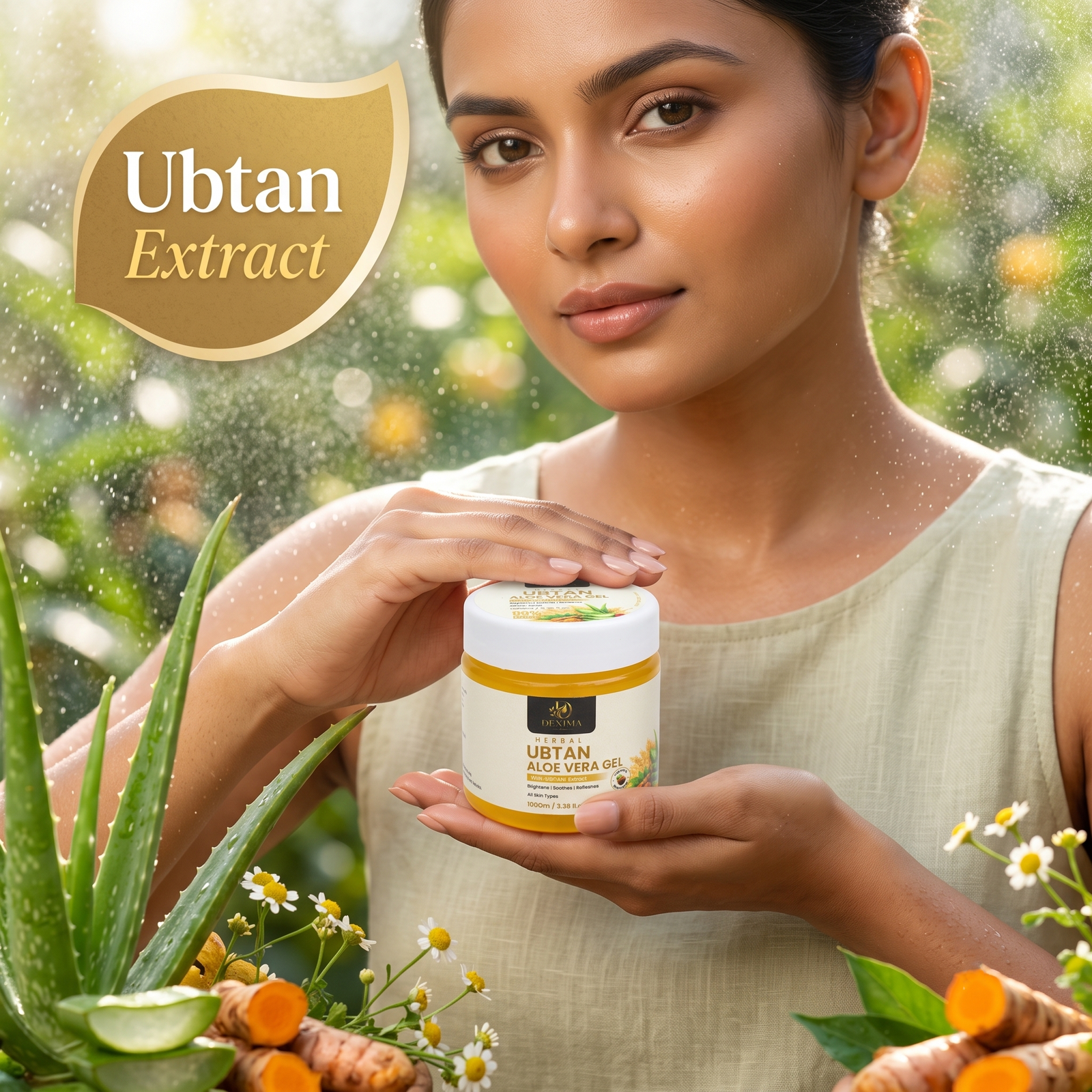Ubtan Aloe Vera Gel 100 GM (Pack of 2)