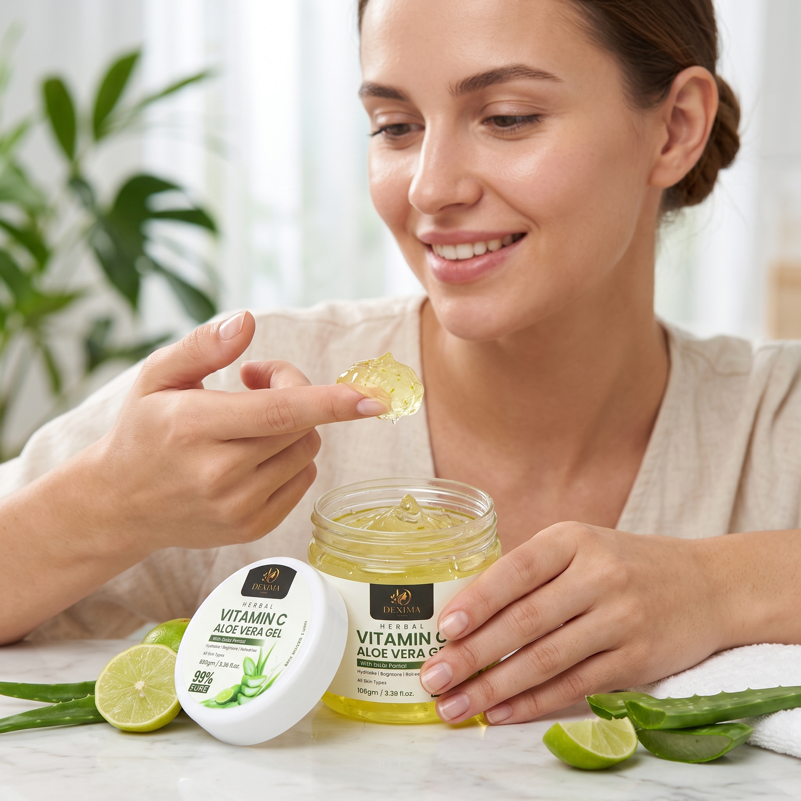 Vitamin C Aloe Vera Gel 100 GM (Pack of 3)