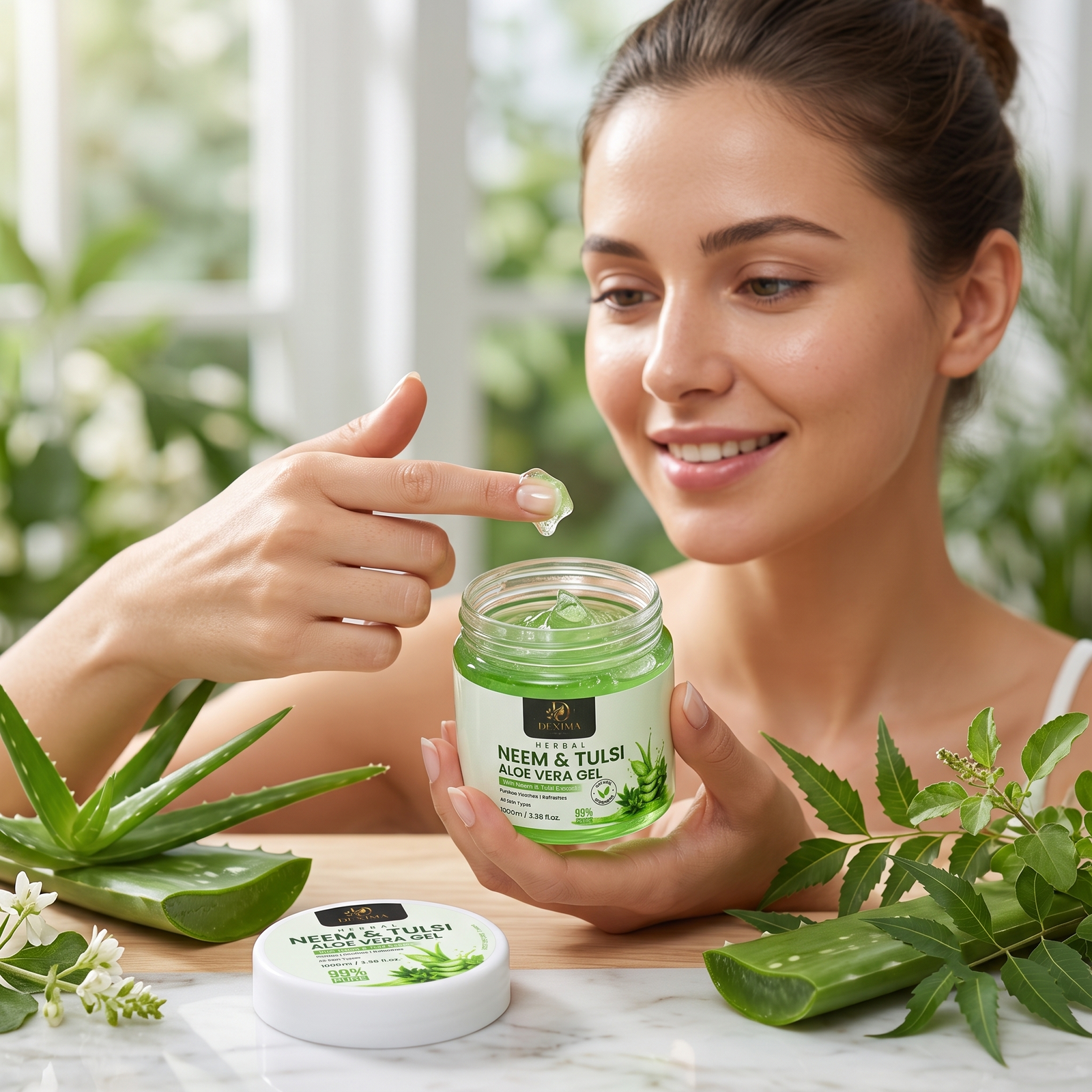 Neem & Tulsi Aloe Vera Gel 100 GM