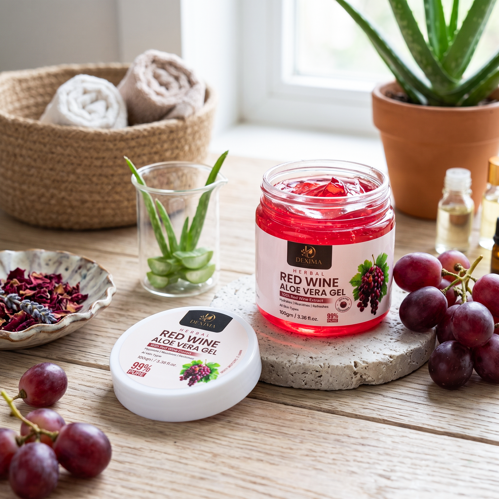 Red Wine Aloe Vera Gel 100 GM