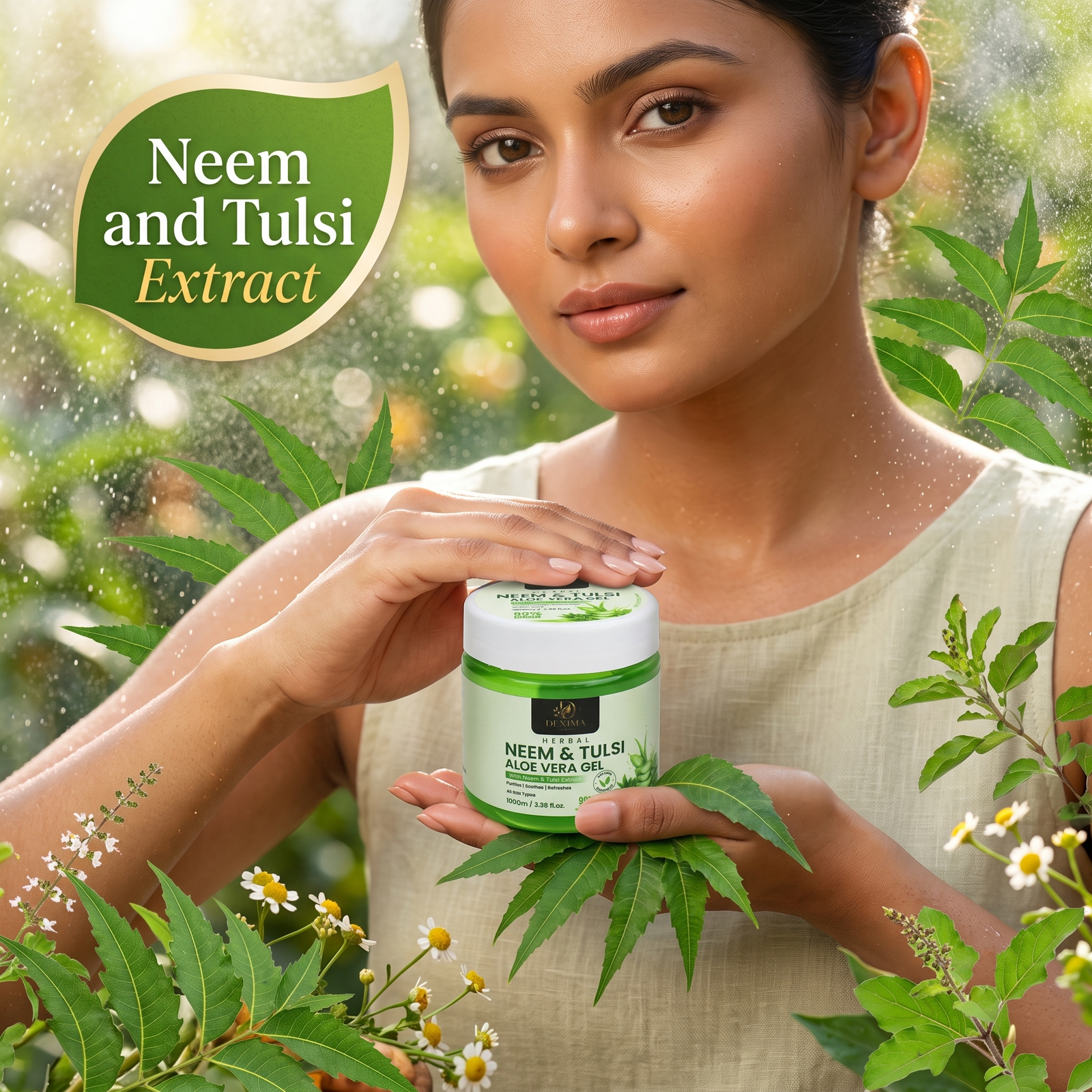 Neem & Tulsi Aloe Vera Gel 100 (Pack of 2)
