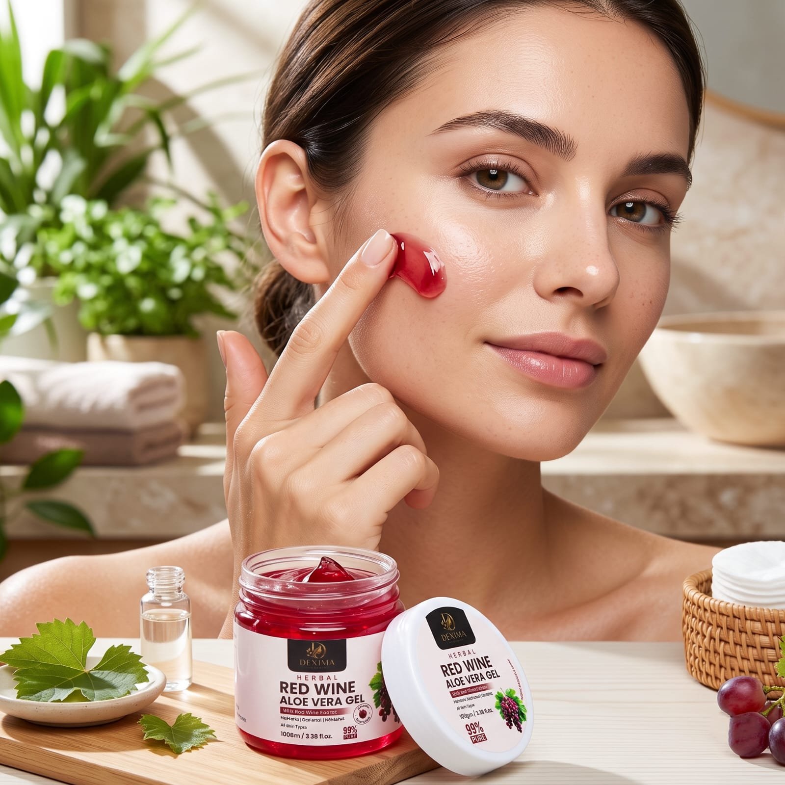 Red Wine Aloe Vera Gel 100 GM Buy 1 Get 2